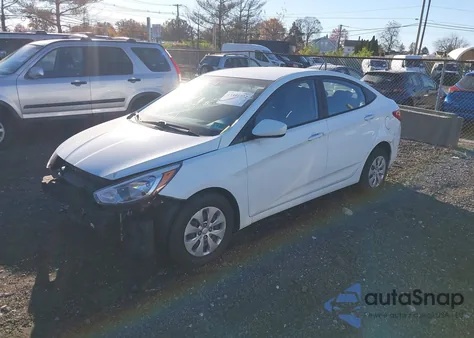 2016 Hyundai Accent Se из США, поврежденный, VIN KMHCT4AE6GU122141